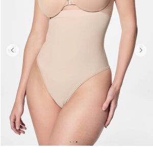 NWT SPANX Nude Size S High Waisted Thong